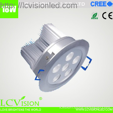 LED lighting / 18W CREE LED Down light / Dimming / Fixed / 750 lm